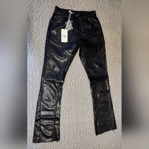 Mnml Faux Leather Pants Size 29